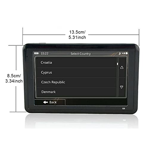Widealiff Tela HD Carro Posicionamento Portátil Mapas Rastreador Caminhão de Controle de Toque com D