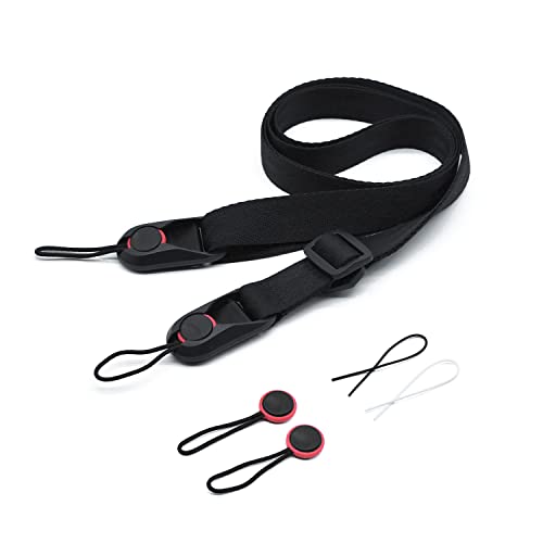 JINTANG Sangles pour Appareil photo,Sangle d'épaule,Sangle d'appareil photo ajustable (90-155 cm),Convient aux appareils photo compacts,reflex numériques et caméras d'action