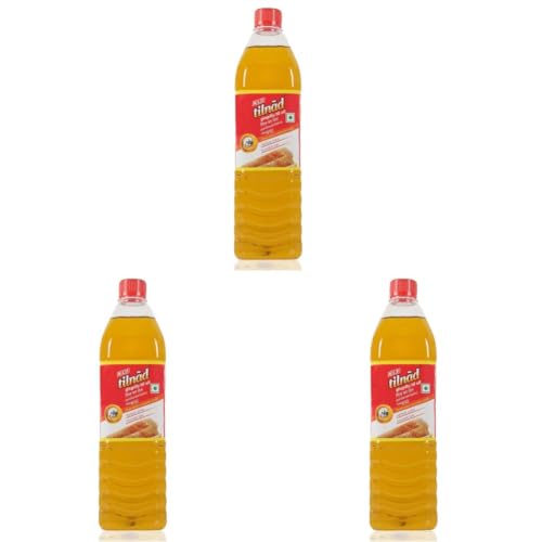 Image of KLF Nirmal Tilnad Gingelly Til Edible Oil, 1L (Pack of 3)