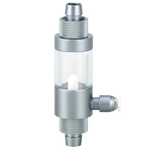 MiOYOOW Aquarium Inline CO2 Atomizer, Quick Insert External CO2 Diffuser with Clear Window for Fish Tank Planted Aquarium