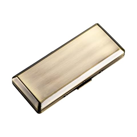 Stilvolles einfaches Zigarettenetui aus Metall Cover