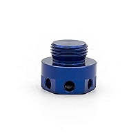 FXCNC Racing Motorcycle Oil Filler Cap - Anodized Aluminum Black For Suzuki GSX-R, Hayabusa, V-Strom