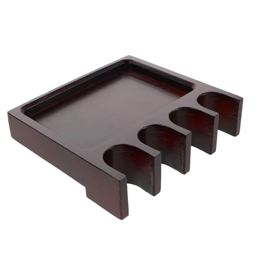 Porte-queues de billard organiseur de bureau en bois noir portable