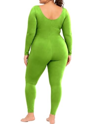 Image of STRETCH IS COMFORT Womens Plus Size Tank Unitard Athletic Rompers For Women