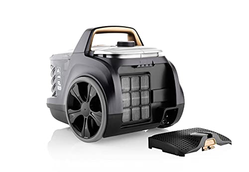 ETA Beutelloser Staubsauger Grande Animal I 850W I 2X HEPA-Filter I 3.2l Volumen I Einzigartiger DermoPet-Aufsatz für Tierfelle und Tierhaare I Bodenstaubsauger