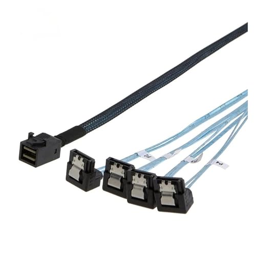 Cable Interno SFF8643 a 4 SATA 0.5m para Servidor miniatura 2