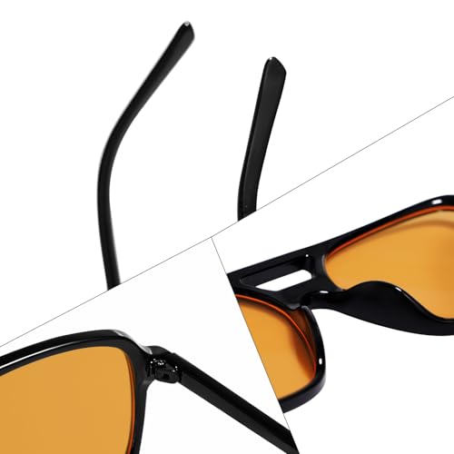 VANLINKER Retro Vintage 70s Square Aviator sunglasses for women men VL9611X4