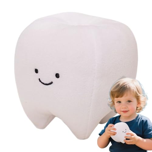 Genérico De Los Dientes,Peluche De Diente Suave Y Tierno - Peluche Regalo para Niños Niñas Bebés Jóvenes Familia Fiestas