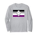 Photo Gallery fantasma carino halloween asessuale orgoglio bandiera spettrale spaventoso maglia a manica Photo Gallery fantasma carino halloween asessuale orgoglio bandiera spettrale spaventoso maglia a manica