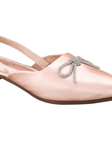 Image of The White Pole Slip on Slides Flat Mules Bellies Jutti Sandals for Women and Girls