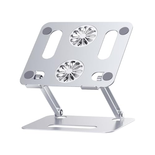 Base Ajustable de Aluminio para Laptop con Ventiladores miniatura 1