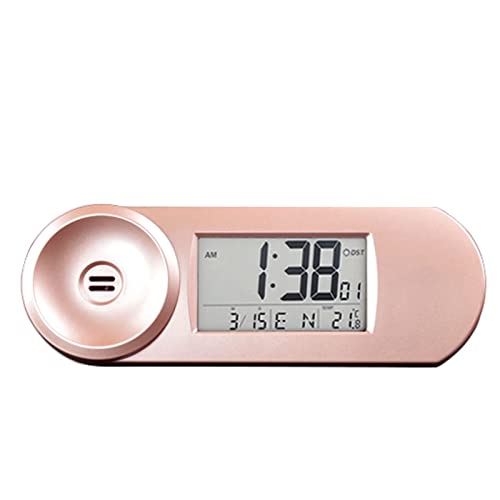 Petit réveil électronique rose idéal pour table de chevet et bureau
