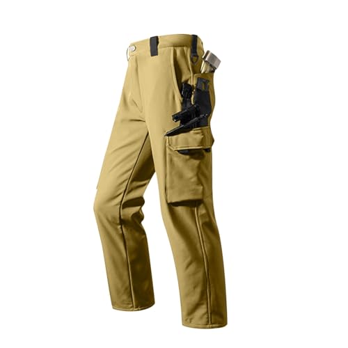 NATHGAM Men's Ripstop Work Cargo Pants Water Resistant Military Tactical Pants for Men Hiking Outdoor Construction Trousers