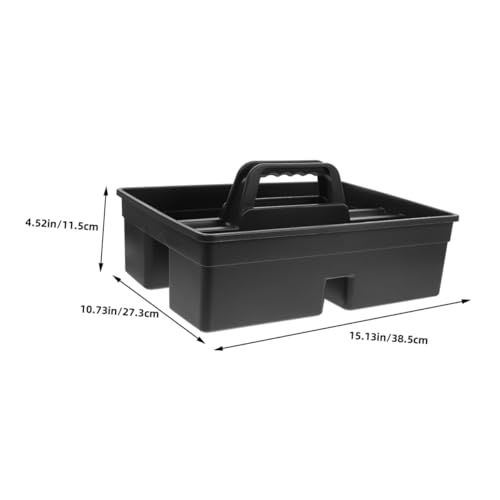 Cesta de limpieza PRETYZOOM de 2 piezas con asa y compartimentos 3