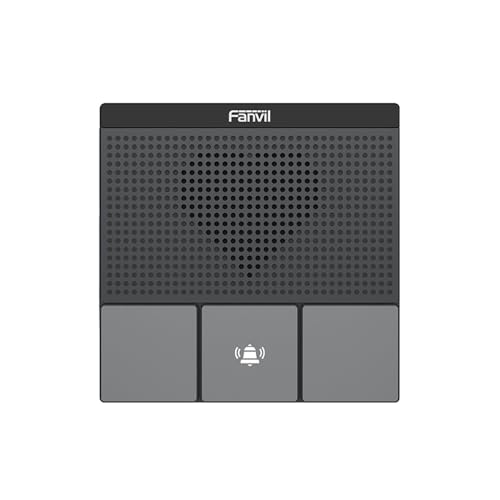 Fanvil A10W système d'intercom Audio Noir, Gris