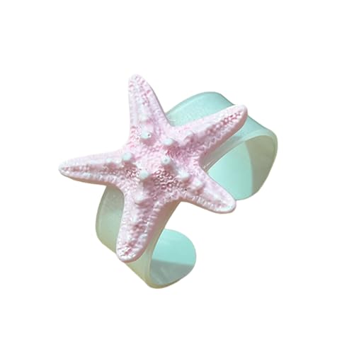 Bracelet étoile de mer accessoire vacances femme avec motifs océaniques légers