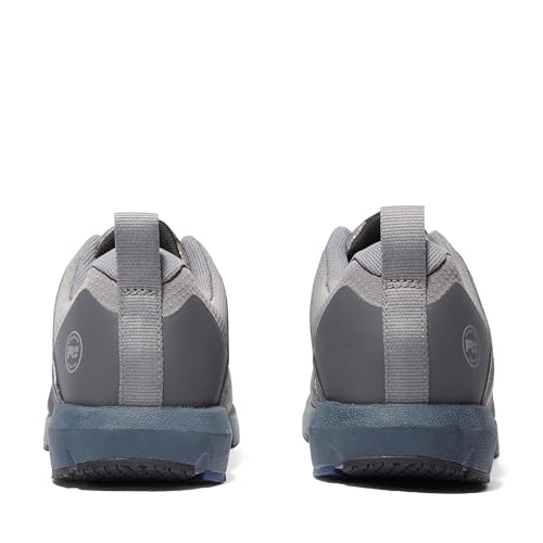 Image of Timberland PRO Men's Radius Composite Safety Toe Industrial Athletic Work Shoe, Grey /Navy-2024 NEW, 8.5 W