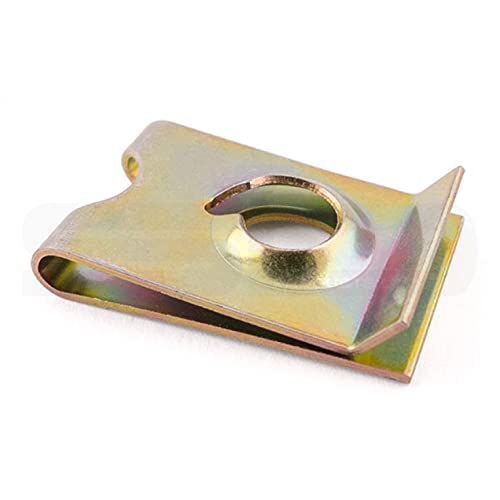 Speed Fasteners U Clips No 4 No 6 No 8 No 10 No 12 No 14 Spire Clips U Nuts Captive Clips (50, NO. 4)