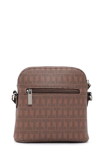 Tamaris Jody bolso bandolera cappuccino con correa ajustable ligera 6