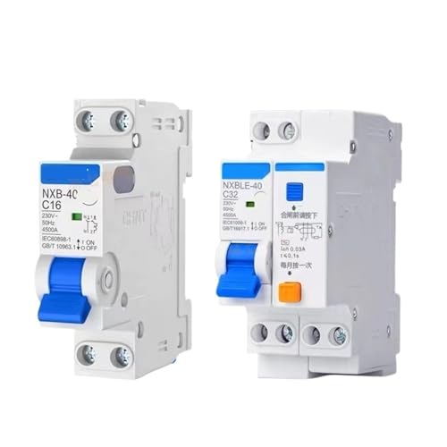 Disjoncteur miniature 1P+N NXB-40 20A MCB pour circuit de cuisine et prises 220V