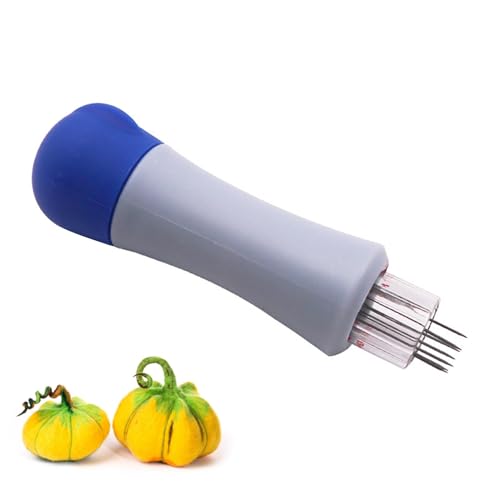 Aiguille de feutrage – Outil de poinçonnage à 7 aiguilles, petits projets de feutrage durable | Outil débutant professionnel, outil de piquage d'aiguille, motricité fine, sculpture d'animaux longue