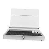 Angoily Plastic Model Tool Storage Rack Capacity Organizer for Hobby Modeling Supplies White Workbench for Paint and Tool Drawer Storage