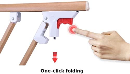 Barandilla de cama para personas mayores anticaída y protector lateral con elevación vertical 5