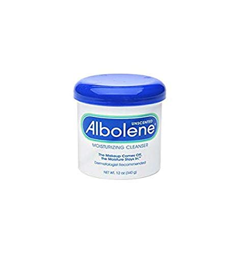 Albolene Moisturizing Cleanser, White, 12 Ounce (Pack of 12)
