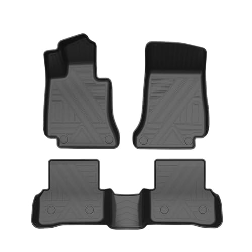 Tapis de sol de voiture pour Benz Classe C W205 2015-2021 LHD accessoires intérieurs noirs