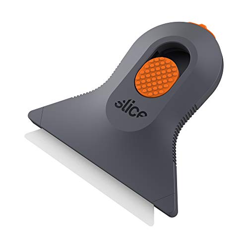 Slice 10594 Mini Scraper, Ceramic, Lasts 11x Longer Than Steel, Finger Friendly, Never Rusts, No Strain on Thumb, Blade Locks in Position, Compact Size, Left or Right Hand