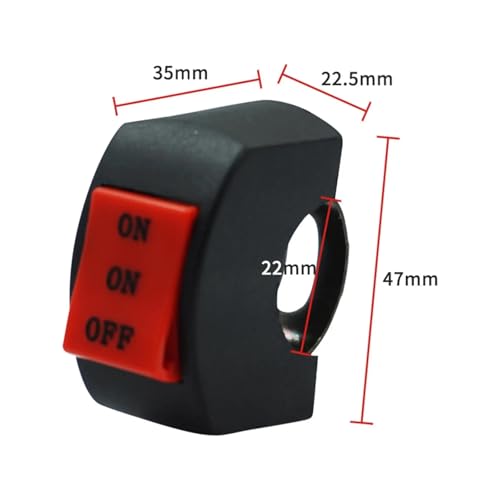 Interrupteur guidon moto universel pour commande de phare et klaxon de scooter - 6