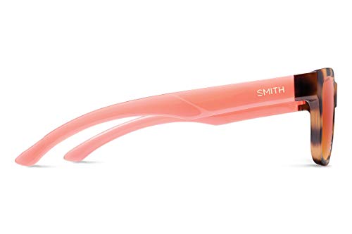Image of Smith Lowdown Slim 2 Sunglasses Havana Sunburst / Chromapop Red Mirror