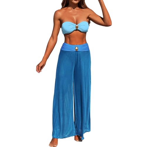 Bikini Tres Piezas Tallas Traje De BañO Mujer Bikini De Neopreno Mujer BañAdores para Mujeres Sin Pecho BañAdores con Push Up Corte Ingles Relleno para Bikini Push Up Bikinis 2024 Mujer BañAdor con