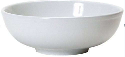 Soup Bowls - 2 White Porcelain Ceramic Vietnamese Pho Japanese Ramen Noodles Menudo Pasta Popcorn Fruit Dessert Serving Dishes (8.5 inches) by CAC