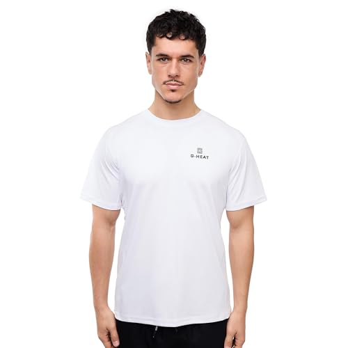 G-HEAT - T-Shirt Rafraîchissant à Manches Courtes | Protection Solaire UPF50+ | Respirant, Rafraîchissant | Idéal pour Sports d'Été
