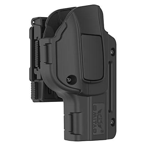 Omitac 360° Rotation Glock17 Holster for Glock17,22,31 Gen 1,2,3,4,5 OWB Belt Clip Holster Level2 G17 Holster Right Hand Cover