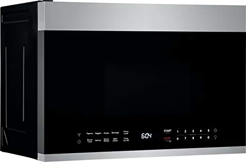 Frigidaire 1.4 Cu. Ft. Compact Over-The-Range Microwave In Stainless Steel With Automatic Sensor Cooking #TOP7