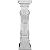 Ekena Millwork SUR35X10X11SC 9 7/8" W x 11 1/8" D x 34 5/8" H Scroll Leaf Surround, Factory Primed White