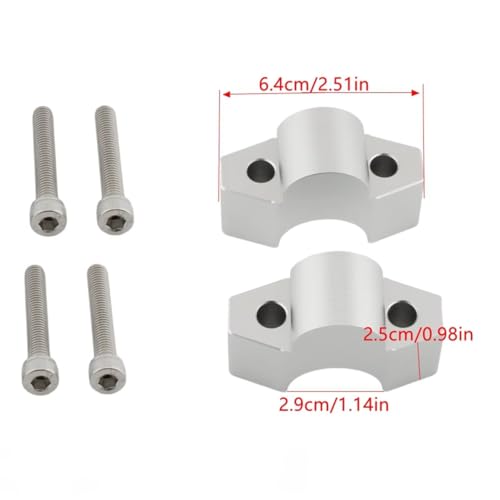 Kits serrage support montage ADV160 rehausseurs de guidon bronze - 2