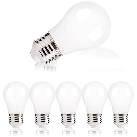 ALAMPEVER A15 Led Bulbs, 8W Equivalent to 60W Light Bulbs, Dimmable Frosted E26 Base, 750LM, 3000K Warm White Cover
