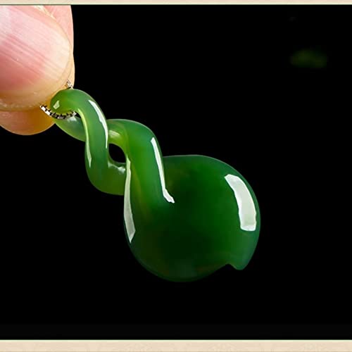 Collier en jade vert symbole d'union éternelle et de force intérieure - 5