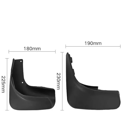 Guardabarros resistentes para coche Golf 6 2009-2013 con acabado protector de pintura 3