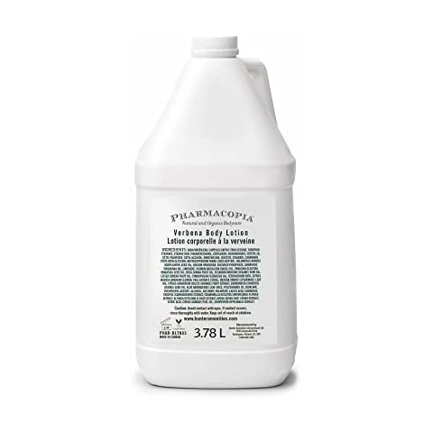 Pharmacopia Hotel Verbena Body Lotion – Moisturizing Aromatherapy Body Cream with Natural & Organic Ingredients – Vegan, Cruelty Free, Aromatic Body Moisturizer, 128 oz Cover