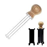 Tamaño adecuado: el tamaño adecuado del dispensador de agujas es de 143 mm x 30 mm. El diseño especial de la aguja y el diseño hacen que no se limite por el tamaño de la cesta Portafilter y se puede aplicar a todos los portafolios de café.