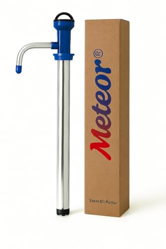 Image of Stainless Steel Manual Hand Oil Pump for Kitchen Tin Cans Pumping Machine Automatic Bottle Fuel Transfer Oil Pump for Oil can 15 litres Steel Tin Oil Remover Pump Oil Dispenser Pump (1 PIece Pump)