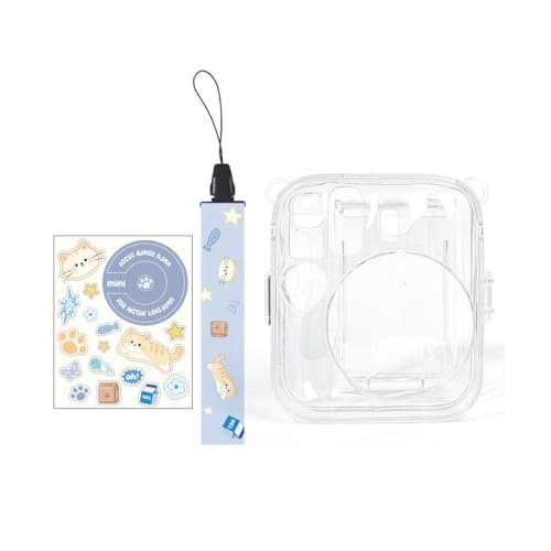 �Ή� �C���X�^�b�N�X�~�j13 instax mini 13 �p�̃J�����P�[�X ���f�B�[�X ���킢�� �}���`�J���[ �J�����ی� ���|�� �������߉\ �V�����_�[ �X�g���b�v�t�� �ی�P�[�X[eph-nx2479][�u���[]