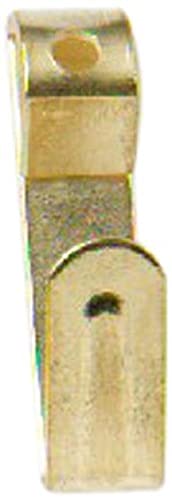 Merriway® BH00083 Picture Hooks, Single Fix, Brass Plated Steel - 25 Pack