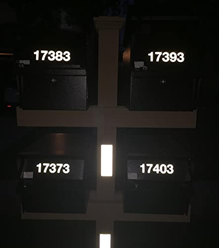 5 Pack Waterproof Vinyl Letter Box Stickers for Signs, Door, Car, Truck, Home, Business, Address Number