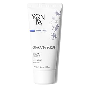 Yon-Ka Guarana Facial Scrub 50ml | Gentle Facial Detoxifying Scrub with 2 Sizes of Granules | Rice Microbeads and Guarana | Cleanses, Polishes and Purifies | Normal to Oily Skin | 98% Natural Origin