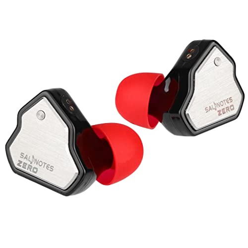 Image of Concept Kart 7Hz Salnotes Zero Wired Iem Earphone, 10Mm Dynamic Driver|Metal Composite Diaphragm|Noise Isolation|In Ear Monitor With Detachable Ofc Cable (Black, Type C (Mic))